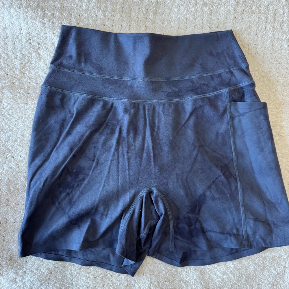 Alphalete Midnight Blue Bike Shorts